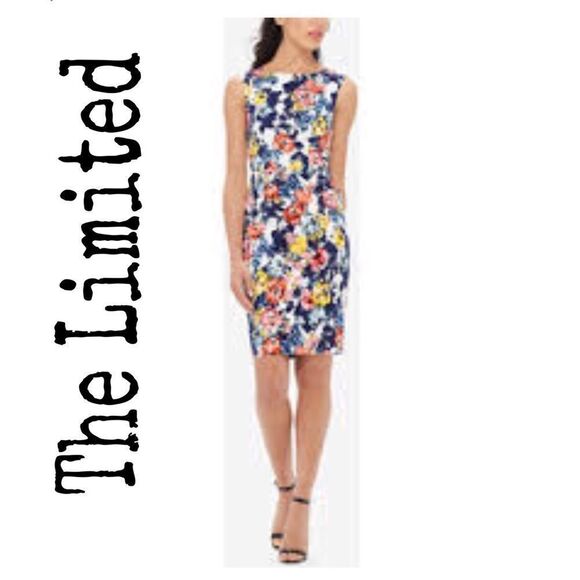 ✨HP 4-16-18✨Floral Printed Sheath Dress✨ - Picture 1 of 8